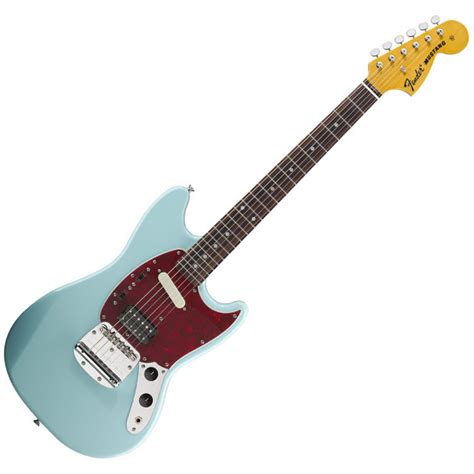 Fender Kurt Cobain Mustang Signature Guitar, Sonic Blue FREE Gift | Gear4music