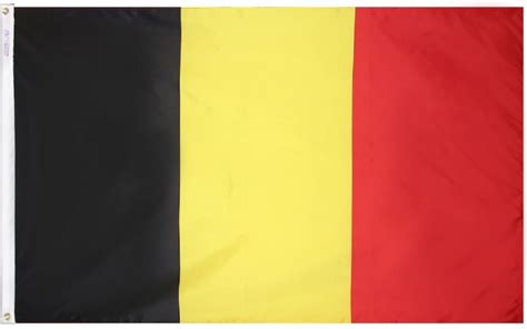 Buy 2 x 3' Nylon Belgium Flag | Flag Store USA