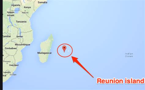 Where Is Reunion Island On The World Map - Zone Map