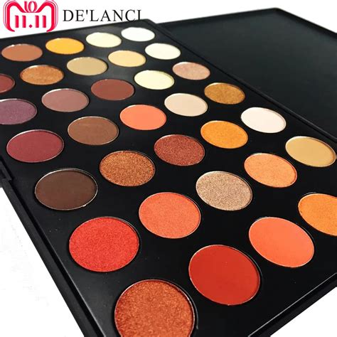 DE'LANCI Newest 35 Colors Shimmer Matte Eye shadow Professional Makeup ...