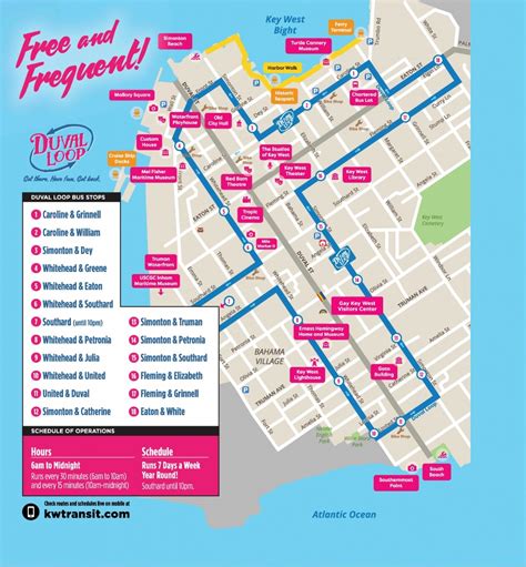 Key West Street Map Printable | Printable Maps