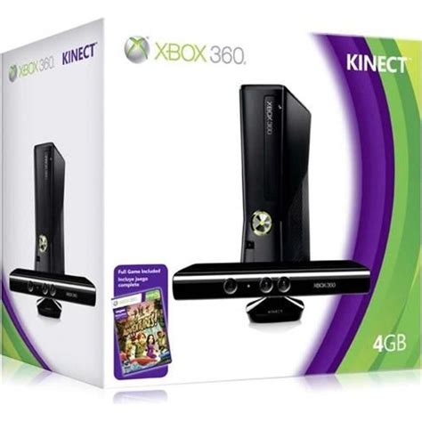 XBOX 360 4 Go + KINECT + KINECT ADVENTURES - Cdiscount Jeux vidéo