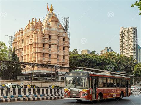 Siddhivinayak Temple Dedicated To Lord Ganesh at Prabhadevi Editorial ...