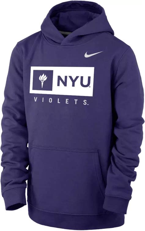 Nike Youth NYU Violets NYU Purple Club Fleece Pullover Hoodie | Dick's Sporting Goods