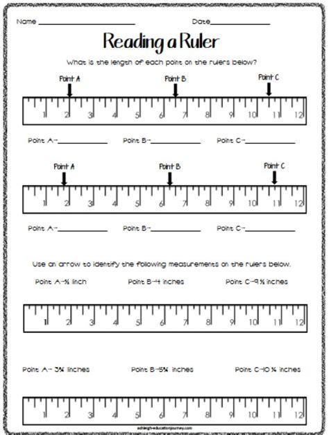 K12 Printable Rulers With All The Measurements | Printable Ruler Actual Size