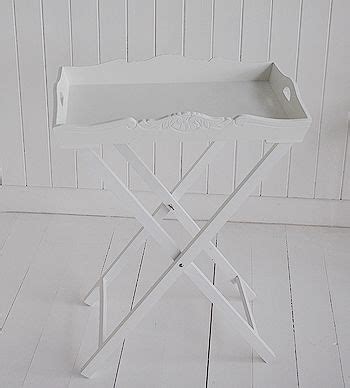White Bedroom Furniture. The White Lighthouse | Tray bedside table, Small bedside table, White ...