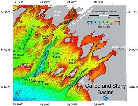 Bathymetry of Lake Ontario