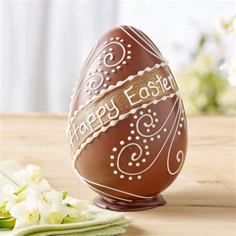 Milk Chocolate Happy Easter Egg in 2020 | Easter eggs chocolate, Easter eggs diy, Easter chocolate