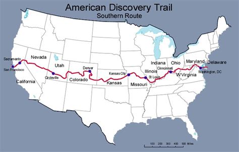 American Discovery Trail Map