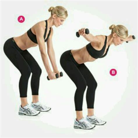 Bent Over Lateral Raise by Stephanie R. - Exercise How-to - Skimble