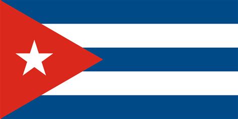 Cuba flag color codes