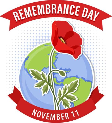 Remembrance Day Logo Design 12495835 Vector Art at Vecteezy