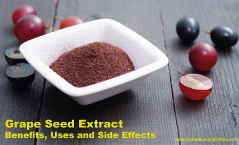 Grape Seed Extract Benefits, Uses and Side Effects - Natural Living