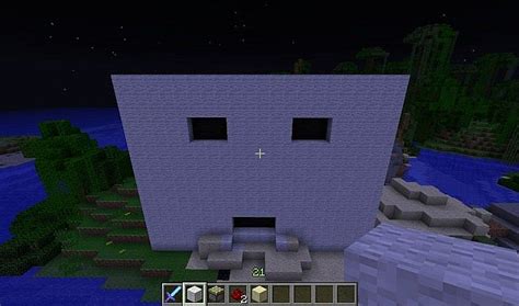 Ghast Face Minecraft Map