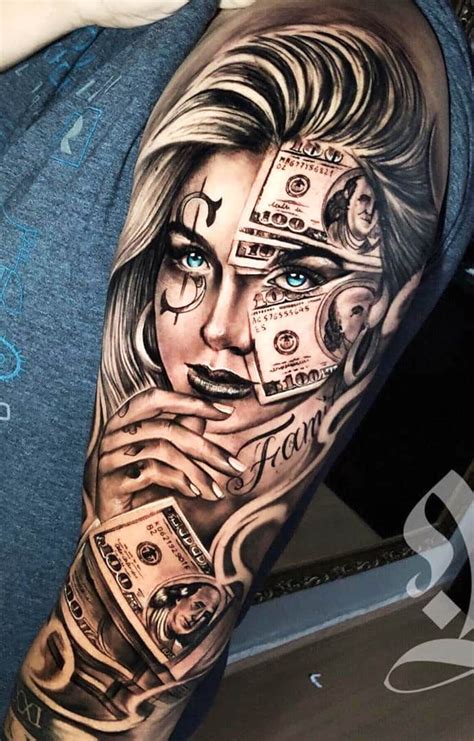 Catrina Braço Fechado Catrina Tattoo No Braço Masculino - Anime Keren