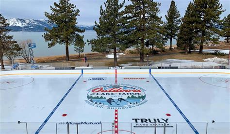 The views from the NHL’s Lake Tahoe rink are incredible