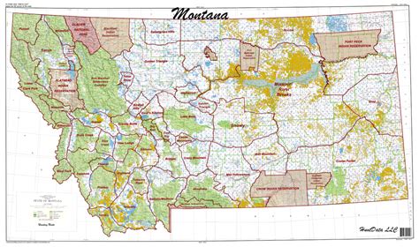 Mt. State Unit Map. - Hunt Data