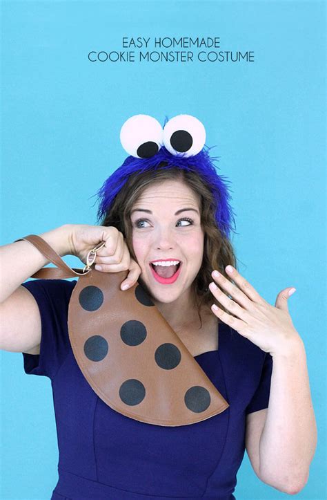 Easy Homemade Cookie Monster Costume - Persia Lou