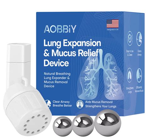 Buy AOBBIY Mucus Clearance and Lung Expansion Device, Breathing ...