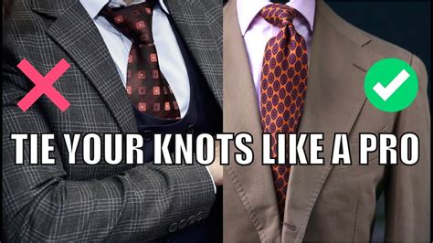 How to tie a Four in Hand and Windsor Knot - Tie Like a Pro - YouTube