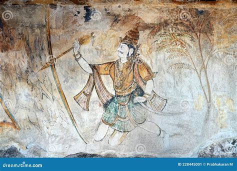 Fresco/mural Paintings in Ancient Brihadeeswarar Temple in Thanjavur ...