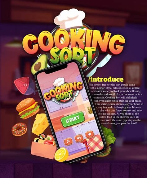 [UI/UX] COOKING SORT- 2D Game App on Behance | Games, Game app, Sorting ...