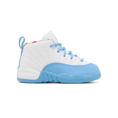 Toddler's Jordan 12 Retro "Emoji" White/University Blue (DQ4367 114 ...