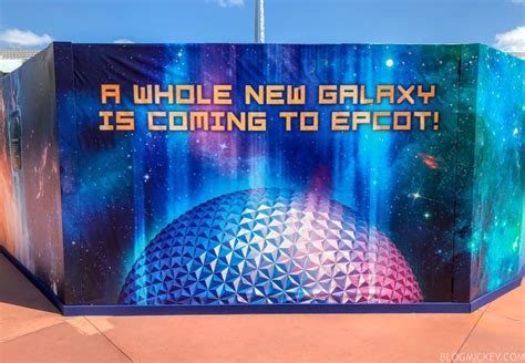 PHOTOS: New Guardians of the Galaxy Construction Walls Up in Epcot