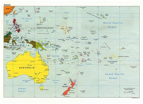 CLASE SOCIALES 7: MAPA POLITICO DE OCEANIA