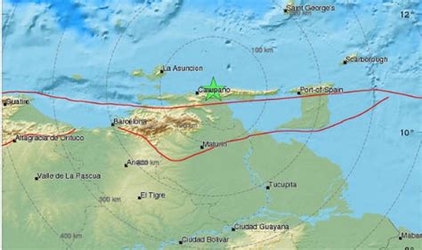 Venezuela earthquake map LATEST: Where did HUGE aftershock hit Venezuela? | World | News ...