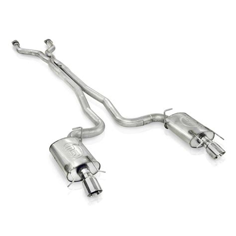 2009-2015 Cadillac CTS-V Exhaust: 3" Dual Chambered System, Stainless Works - Hawks Third Generation