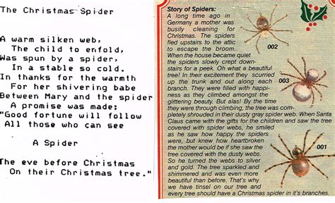 Spider story for Christmas tree ornaments | Christmas spider, Christmas tree ornaments, Christmas