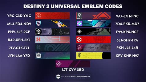 Destiny Bulletin on Twitter: "Go to Collections>Flair>Emblems>General…