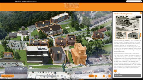 Historical Building Layers on Interactive Maps Drive Alumni Visits