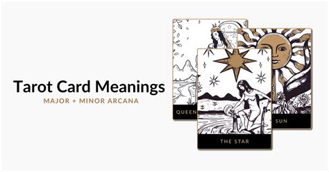 Tarot Card Meanings - Major and Minor Arcana Tarot Cards