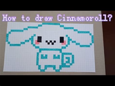 Cinnamoroll Pixel Art - How to draw Cinnamoroll? - YouTube