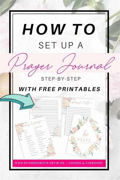 How To Set Up A Prayer Journal | Free Prayer Journal Printables | Learn ...