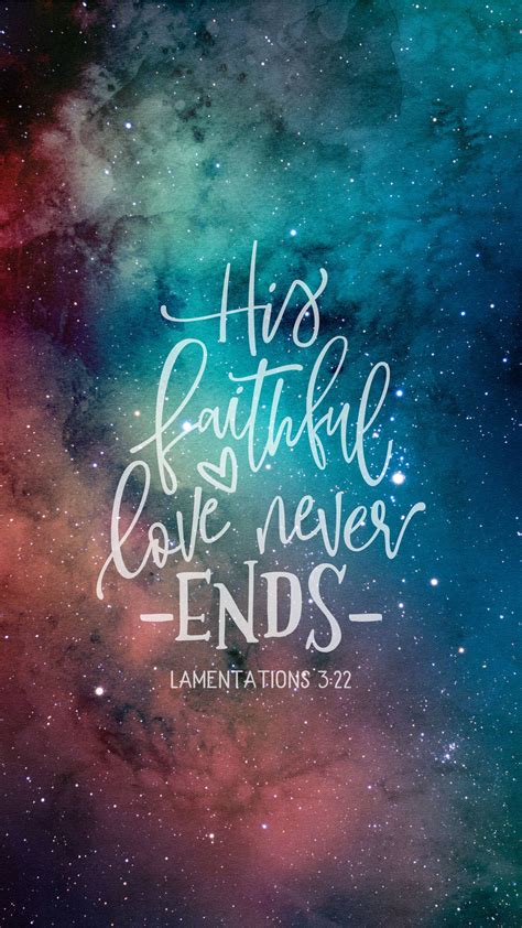 Download Faithful Love Bible Quote Wallpaper | Wallpapers.com