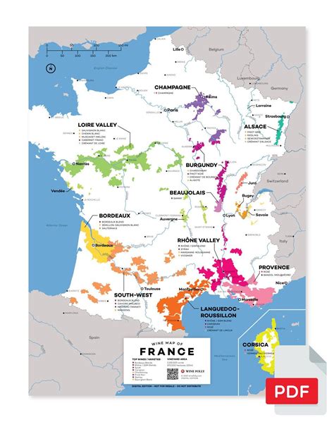 French Wine Regions Map