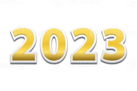 2023 concept, Happy New Year2023. Typography logo 2023 for celebration, 3D Colorful trendy text ...