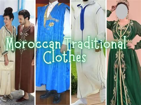 Moroccan Traditional Clothes - Women & Men Clothing - inmoroccotravel