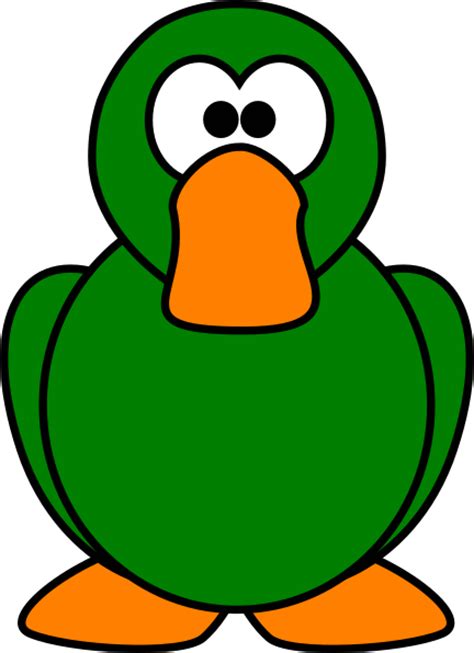 Green Duck Clip Art at Clker.com - vector clip art online, royalty free & public domain