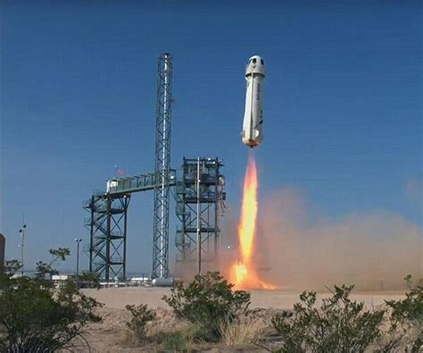 Bezos's Blue Origin Launches Test Flight to Space | Newsmax.com