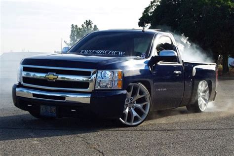 Chevy silverado regular cab static dropped on 24s replicas | Lowrider trucks, Dropped trucks, Chevy