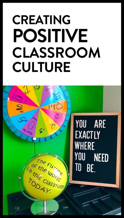 Creating a Positive Class Culture in Middle School | Classroom culture, Classroom management ...