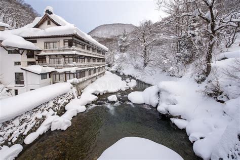 Takaragawa Onsen Osenkaku in Gunma Prefecture, Japan Stock Photo ...