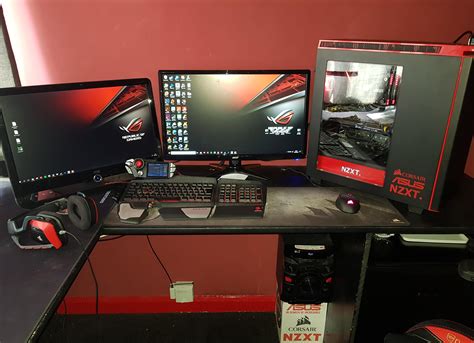 https://ift.tt/2rJAHpR Station: Red and Black Ultimate Gaming Setup ...