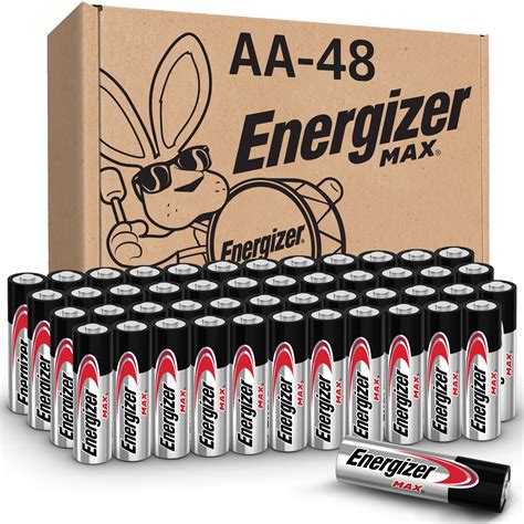 Energizer MAX AA Batteries (48 Pack), Double A Alkaline Batteries - Walmart.com - Walmart.com