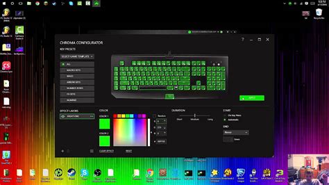 How to Download/Use Razer Synapse (Razer Chroma KeyBoard) - YouTube