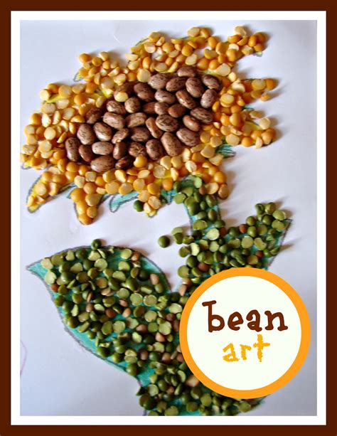 A girl and a glue gun: beans beans the magical craft supply? (kid craft monday)